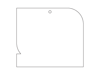 Custom shapes car air fresheners and car deodorizers - model:﻿Square, personalization on request for corporate branding﻿